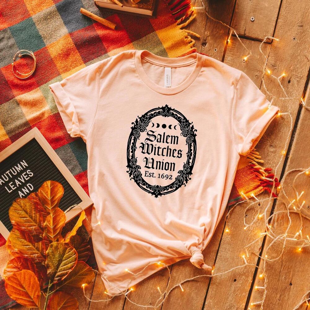 Witches Union T-Shirt Salem 1692, Feminist Halloween Tee